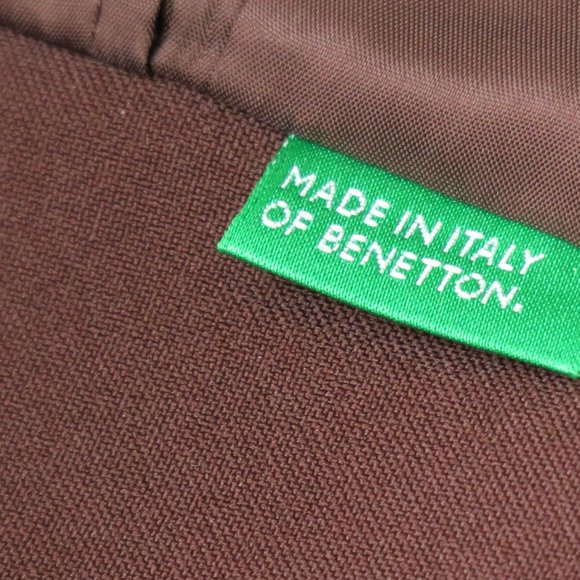 United Colors of Benetton Brown regular fit blazer (Made in Italy) Size L (50) - Picture 3 of 3